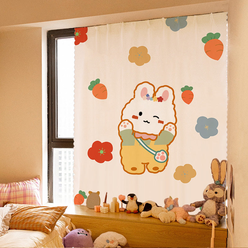 A6L Velcro Curtain Punch-free Ins New Bedroom Girl Adhesive All Sunshading Simple Self-adhesive