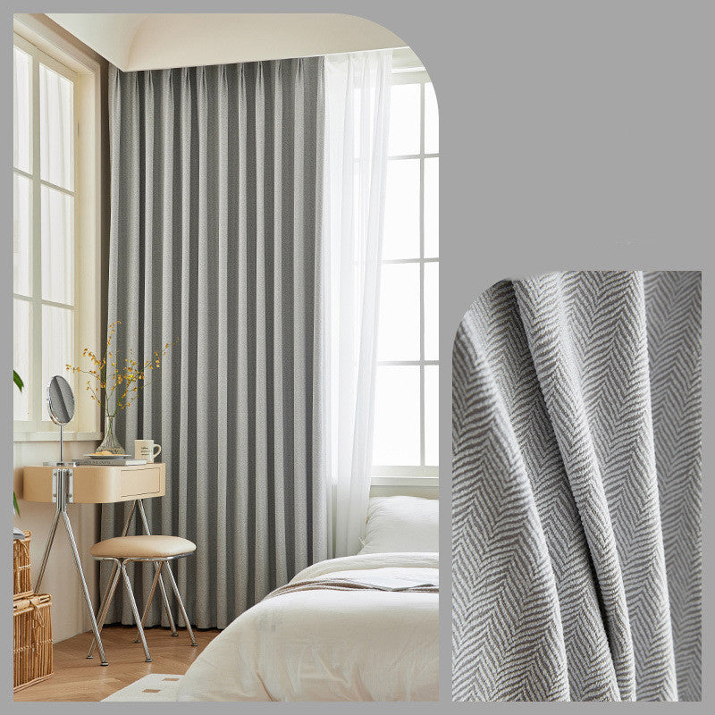 Home Fashion Chenille Blackout Curtains