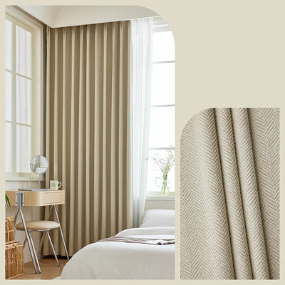 Home Fashion Chenille Blackout Curtains