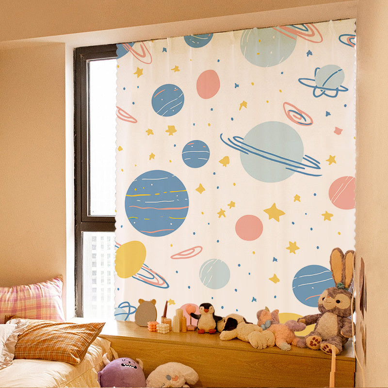 A6L Velcro Curtain Punch-free Ins New Bedroom Girl Adhesive All Sunshading Simple Self-adhesive
