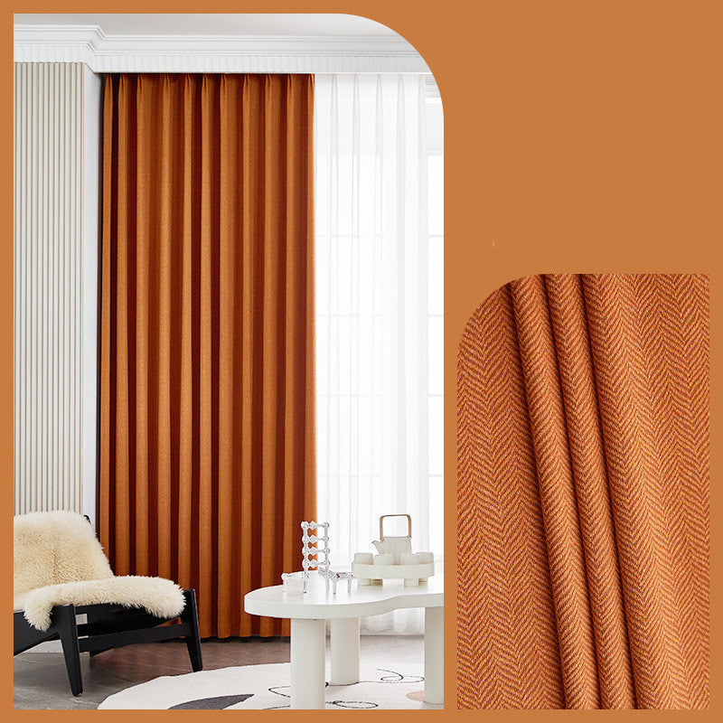 Home Fashion Chenille Blackout Curtains