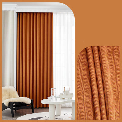 Home Fashion Chenille Blackout Curtains